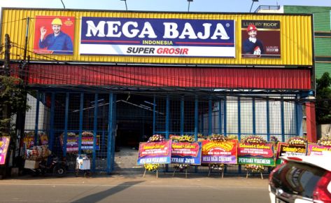 Branding Toko Besi Mega Baja Cibubur
